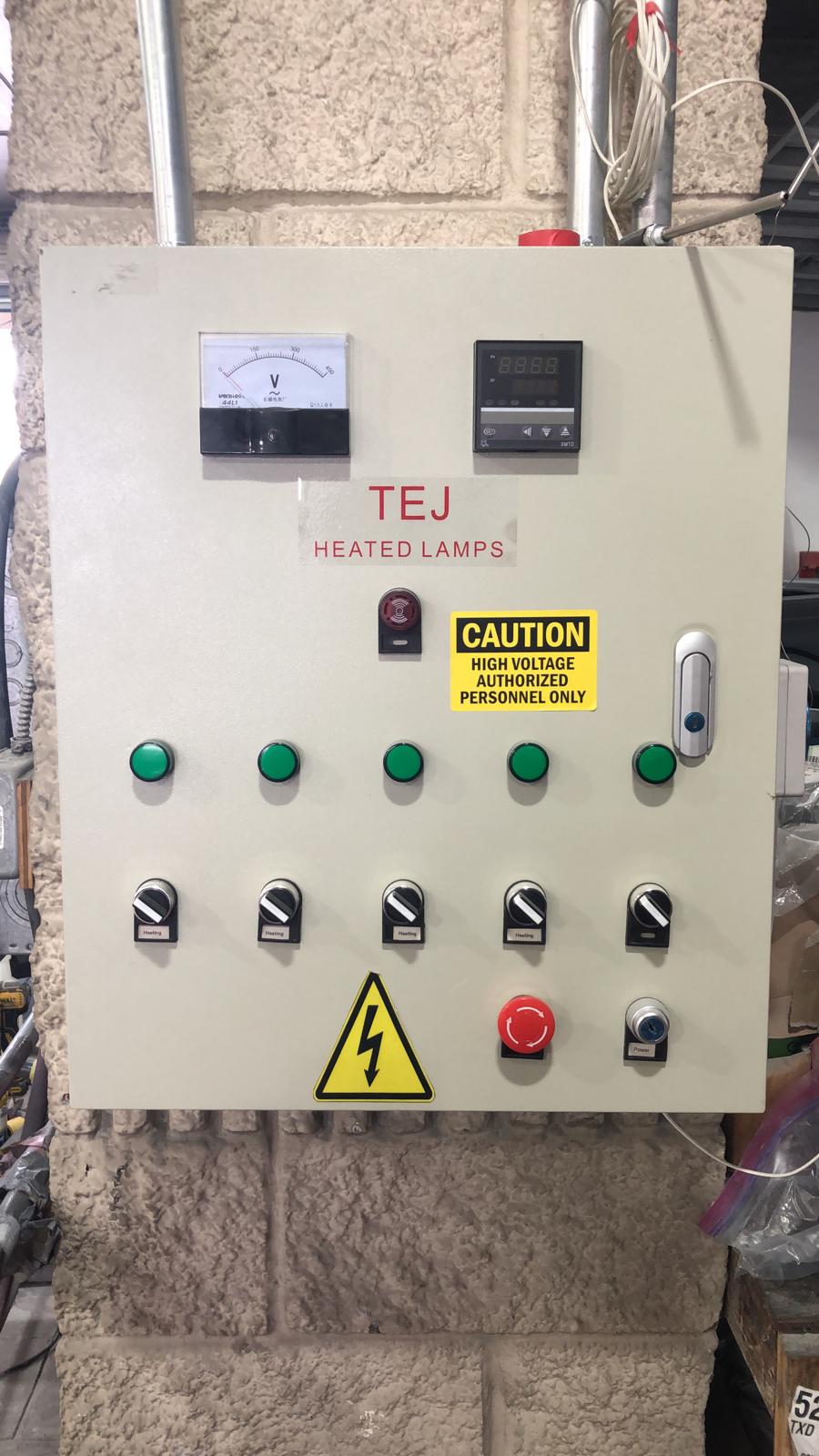 24KW Electric Control Cabinet for Spray/Baking Booth Infrared IR Paint Heating 